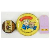 3 Vintage Advertising Items - Buster Brown,