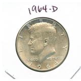 1964-D Kennedy Silver Half Dollar