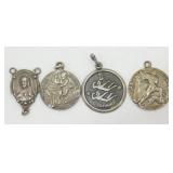 Group of 4 Sterling Silver Charms - 11.91 grams