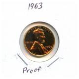 1963 Proof Lincoln Cent