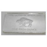 1 Troy Ounce of Fine German Silver .999