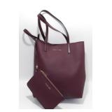 Michael Kors Plum Tote Bag with Wallet - Like New