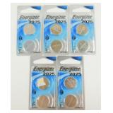 Lot of 10 Brand New Energizer CR2025 Lithium