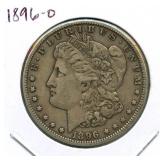 1896-O Morgan Silver Dollar