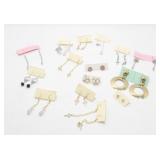 15 Pairs of Costume Earrings - New