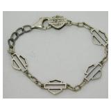 Sterling Silver Harley-Davidson Bracelet