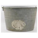 * Antique Galvanized Bucket