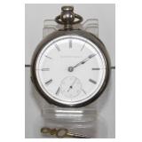 Elgin J.T. Ryerson Coin Silver Key Wind Pocket
