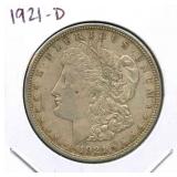 1921-D Morgan Silver Dollar