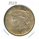 1923 Peace Silver Dollar