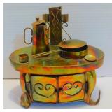 * Vintage Tin Music Box