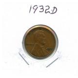 1932-D Lincoln Cent
