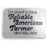 Belt Buckle: I