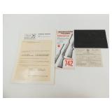 Old Hunters Jacket with a 1945-1946 License and