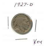 1927-D Buffalo Nickel