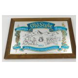 ** Old Style Framed Mirror