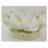 * Vintage Geese Planter