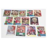 Group of Joe Montana Football Cards