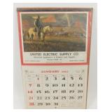 1962 United Electric Supply Co. Calendar