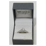 Sterling Silver Wedding Ring Set, Like New in