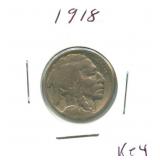 1918 Buffalo Nickel