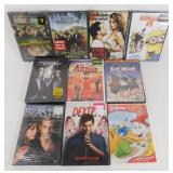 10 Sealed DVDs and Series
