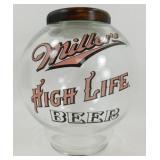 * Vintage Miller High Life Beer Globe
