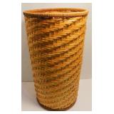 * Vintage Wicker Umbrella Stand 16' Tall