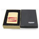 Zippo Brass Lighter - Eat, Ride, Sleep