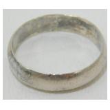 Vintage Sterling Silver Ring/Band - Size 5, 1.67