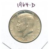 1964-D Kennedy Silver Half Dollar