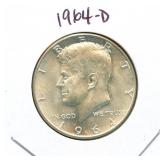 1964-D Kennedy Silver Half Dollar
