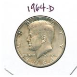 1964-D Kennedy Silver Half Dollar
