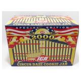 * Vintage IGA Circus Daze Cookie Jar - 2000