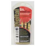 Digital 6-ft Audio/Video Cable - 24k Gold Series