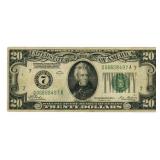 1928 U.S. $20 Chicago Note - Redeemable in Gold