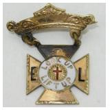 Epworth League Fraternal Pin