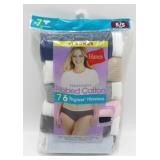 New 7 Pack of Hanes Breathable Ribbed Cotton