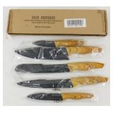 New Old Stock Deen Brothers 5-piece Knife Set -