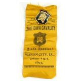 Iowa Cavalry Ribbon & Pin - Civil War