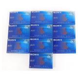 10 Sony Hi Fi Cassette Tapes - Sealed in the