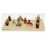 10 Lego Mini Figures on Board