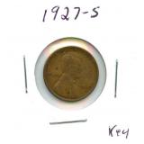 1927-S Lincoln Wheat Cent