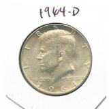 1964-D Kennedy Silver Half Dollar