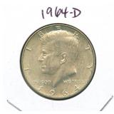 1964-D Kennedy Silver Half Dollar