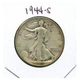 1944-S Walking Liberty Silver Half Dollar