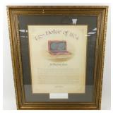 ** The Dollar of 1804 Print - #169 of only 1804,