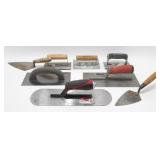 * Concrete Tools: 7" & 5" Pointed Trowels, 14"