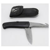 3" Folding Blade Knife with Saw & Gut Hook by