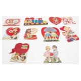 Vintage Valentine Cards Paper Ephemera
